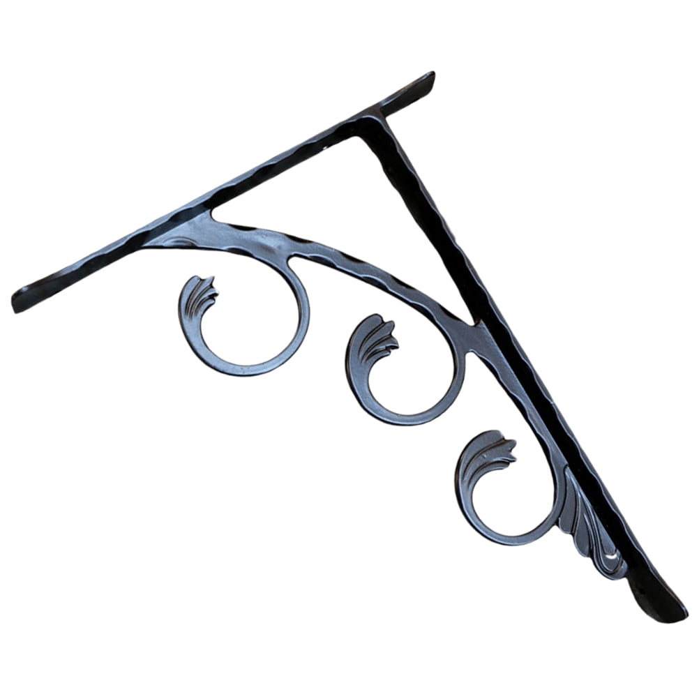 WHAMVOX  Heavy Duty Floating Shelf Bracket Wall Shelving Commercial Black