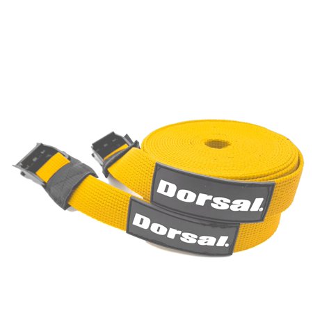 DORSAL Surfboard Kayak SUP Surf Roof Rack Tie Down Straps 15 FT (2)
