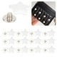 thumbnail image 5 of Exquisito Botón De Tachuela, Remache En Forma De Estrella Para Ahorrar Dinero, Para Bolsos De Cuero, Ropa, Cinturones, Equipaje ANGGREK Blanco, 5 of 8