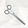 thumbnail image 5 of Unique Bargains 1 Pc Lightweight Tooth Shears Hair Cutting Scissors for Hair Styling Black, Silver Tone, 5 of 7