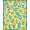Yellow, Pattern 2, variant on ODIKA 4'x6' Machine Washable Non-Slip Area Rug, Sunflower Meadow Interlocking Medallion High Traffic Rug, Yellow, 419518