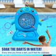 thumbnail image 2 of Tablero de dardos flotante inflable Dollox para niños, de juguete para piscina, 2 of 7