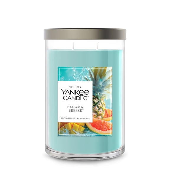 Yankee Candle Large Tumbler Scented Candle, Bahama Breeze, 20 oz