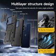 thumbnail image 4 of HCTian for Motorola Moto G Stylus 5G 2025 Case with 2 Pack Screen Protector, Upgrade Slide Camera Cover & Kickstand, Lanyard Strap, Military Grade Shockproof Heavy Duty Robust Bumper Phone Case, 4 of 7
