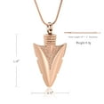 thumbnail image 2 of Arrow Head Cremation Jewelry for Ashes Hodler Urn Necklace for Ashes of Loved One, 2 of 6
