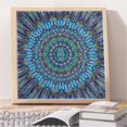 thumbnail image 3 of Diamond Painting Flower Pattern Hand Made DIY Craft Gift Home Decoration 30x30cm, 3 of 5