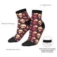 thumbnail image 6 of Pofeuu cool rock Skull record Print 30cm Socks, Adult Running Hiking Socks for Youth and Adult, 6 of 7