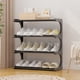 thumbnail image 1 of Zapatero Organizador de zapateros Zapatero de cuatro niveles Uso diario Armarios de dormitorio Entrada Dormitorio Zapatero de plástico, 1 of 9