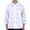 White L, variant on Chef Jacket Double Breasted Solid Color Exquisite Buttons Kitchen Wear Men Women Static-free Bakery Food Service Coat Uniform for Restaurant Hotel Home