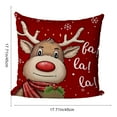 thumbnail image 5 of Christmas Decorations Pillow Covers Christmas Pillowcase Bedroom Sofa Cushion Pillow Cover for Holiday Party Supplies 18x18", 5 of 7
