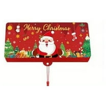 Christmas Money Envelope Gift Card for Cash Holder with 10 Slots, Fun Xmas Surprise Party Present - Red
