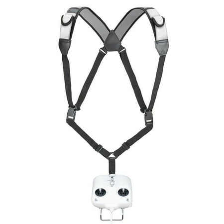 Drone Remote Controller Adjustable Harness Strap Lanyard with Neoprene Design and Secure Metal Clip by USA Gear