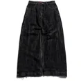 thumbnail image 2 of JNCO-pantalones vaqueros holgados para hombre y mujer, Pantalón ancho de cintura alta, Harajuku, Hip Hop, Retro, bordado con gráfico de calavera, 2 of 5