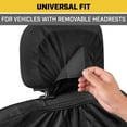 thumbnail image 4 of Cat Heavy Duty Oxford Car Seat Cover for Auto - Durable Canvas Material, Universal Fit-Black, 4 of 8