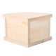 thumbnail image 3 of Cama para hámster de madera Natural, cabaña, Animal PEQUEÑO, casa cálida, nido para hámster, 3 of 5