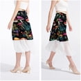 thumbnail image 4 of Mushroom Chiffon Summer Beach Dress with Polyester Straps for Women, 4 of 6