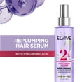thumbnail image 4 of L'Oreal Paris Elvive Hyaluron Plump Moisturizing Leave-In Hair Spray, 4.4 fl oz, 4 of 11