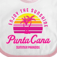 thumbnail image 4 of Inktastic Enjoy the Sunshine Punta Cana Summer Paradise Boys or Girls Baby Bib, 4 of 4