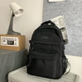 thumbnail image 3 of 1pc Schoolbag, Junior High School Students High School College Students Middle School Students Large Capacity Computer Backpack, 3 of 6