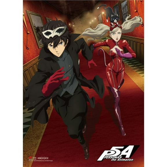 Persona 5 The Animation- Joker & Panther Wall Scroll