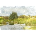 thumbnail image 2 of Murdock, Ramona 14x11 Gold Ornate Wood Framed with Double Matting Museum Art Print Titled - Marshy Wetlands No. 1, 2 of 4