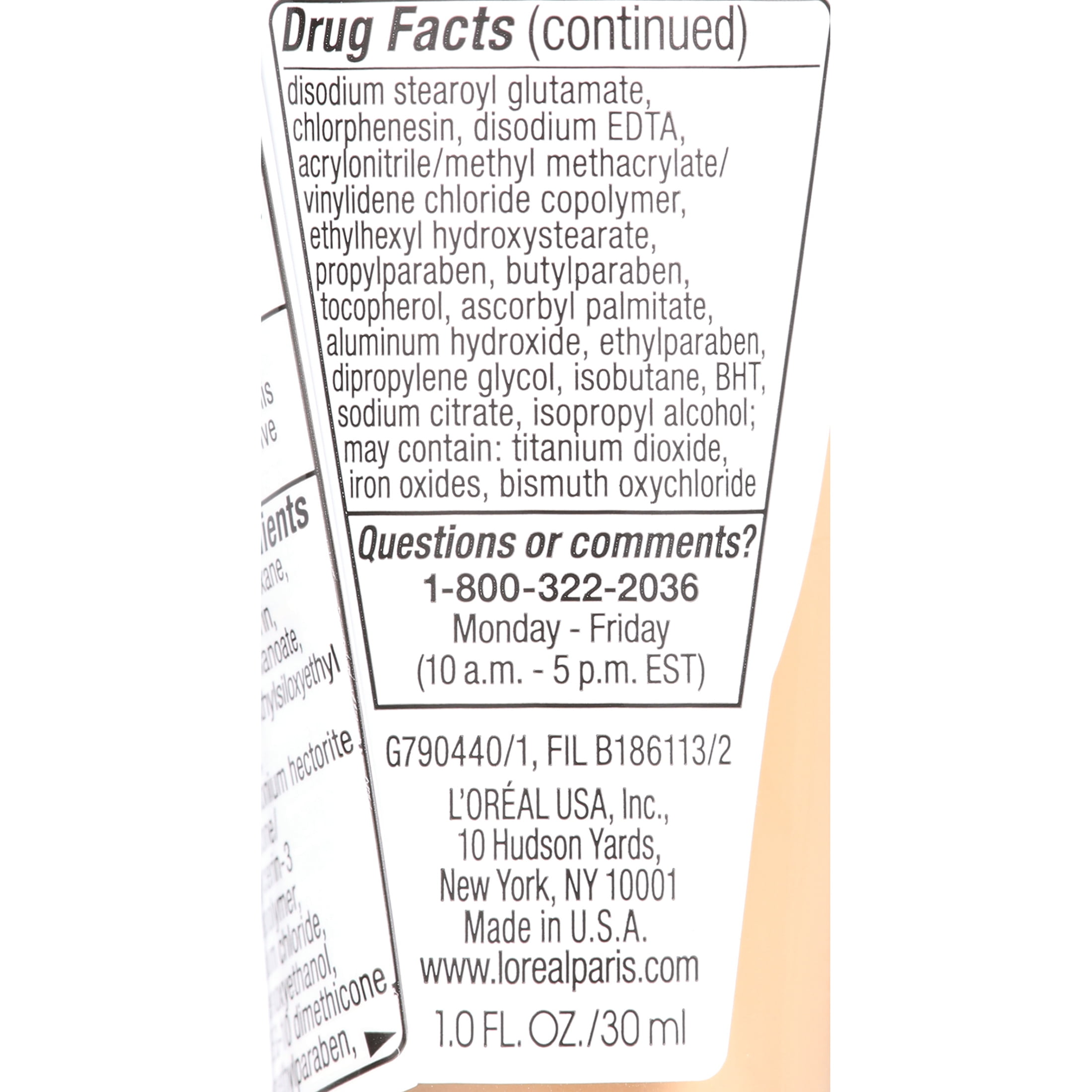 (2 pack) L'Oreal Paris True Match Lumi SPF 20 Liquid Foundation Makeup, C4 Shell Beige, 1 fl oz