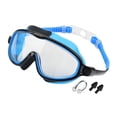 thumbnail image 2 of Gafas de natación para niños y niñas, gafas de natación profesionales para niños, para piscina, buceo y playa. Azul, 2 of 8