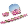 thumbnail image 2 of Fellowes Photo Gel Mouse Pad Wrist Rest with Microban Pink Flowers - 9.25" x 7.88" x 0.88" Dimension - Multicolor - Rubber Back, Polyurethane Cover, Gel - Stain Resistant, Skid Proof, 2 of 4