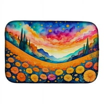 Carolines Treasures DAC1447DDM 21 x 14 in. Marigolds in Color Dish Drying Mat