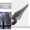 thumbnail image 3 of HEANUJJ 2Pcs Metal Fence Post Finials Black Gate Finial Fence Decoration Accessory for Outdoor Use, 3 of 8