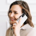 thumbnail image 4 of Funda tipo billetera de cuero PU para iPhone X/XS, blanca, Wefor, 4 of 7