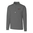 thumbnail image 2 of Men's Cutter & Buck Steel Auburn Tigers Traverse Stretch Quarter Zip-Pullover Top, 2 of 3