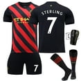 thumbnail image 2 of 22/23 Manchester City Away Jerseys Children's Football Training Suit Set, 2 of 5