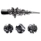 thumbnail image 2 of Pinza para el pelo de metal con forma de pico de pato y diamantes de imitación, pinza de cocodrilo, pasador brillante, accesorio para mujer, 2 of 7