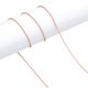 thumbnail image 2 of de cadena de anteojos de metal Cordón Gafas Soporte antideslizante Cuerda Correa para el cuello Cordón Retenedor de gafas Gafas de terre de moda - oro and rosa Yinane Cadena de gafas, 2 of 4