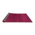 thumbnail image 2 of Ahgly Company Indoor Square Abstract Purple Modern Area Rugs, 3' Square, 2 of 4