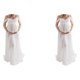 thumbnail image 1 of Vestido de fotografía de maternidad Sonducket Maxi largo Embarazada Blanco L, 1 of 6