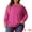 Hot Pink, variant on DARING DIVA Women's Plus Tops Basic Blouses Dolman Tops Tee Shirts 1X Black