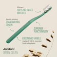 thumbnail image 2 of Cepillo de dientes Jordan Green Clean cerdas suaves, 4 unidades, 2 of 9