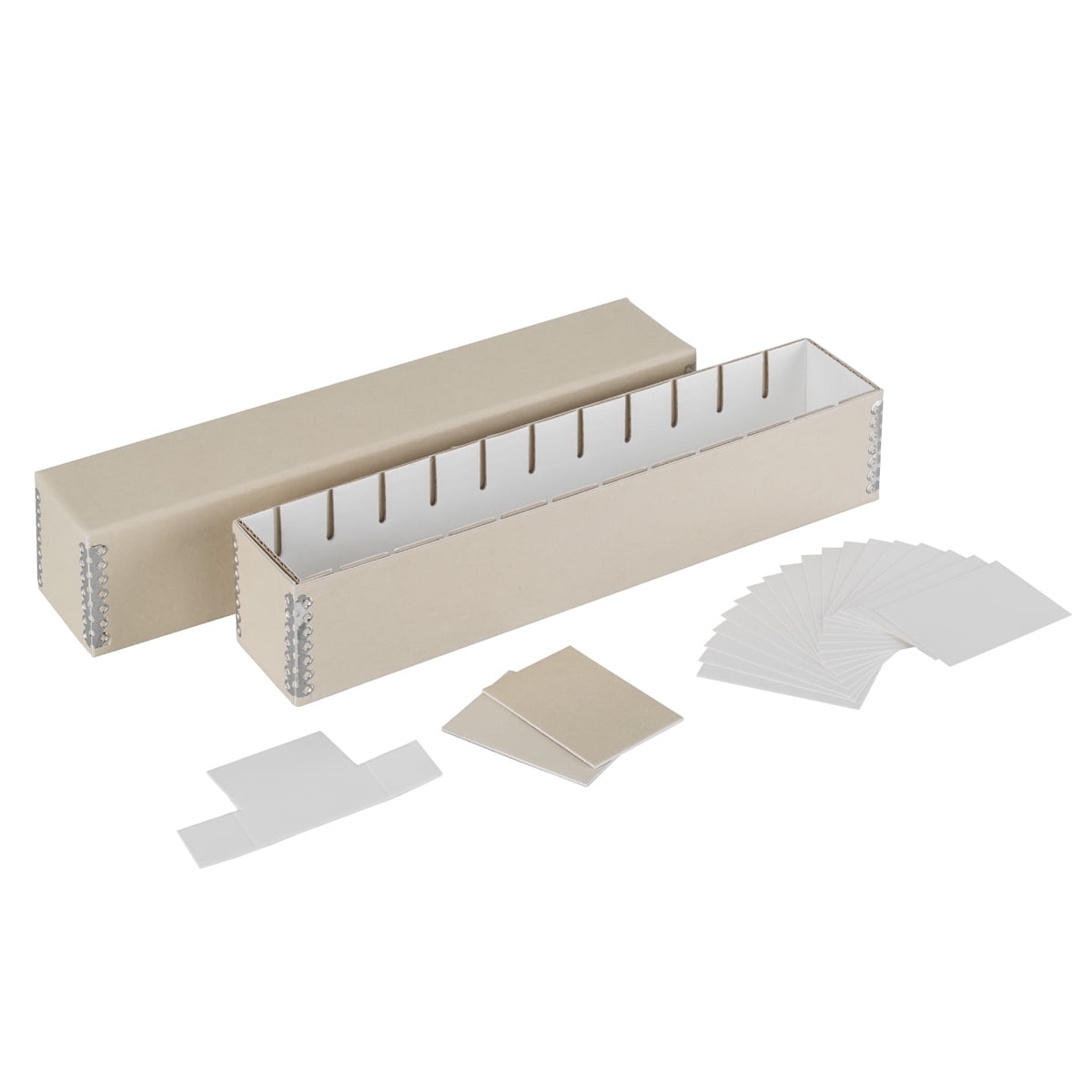 Adorama 35mm Junior Master Slide Storage Box with Divider Boxes, Holds 1080 Slides