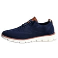 thumbnail image 1 of Zapatos para caminar de malla para hombre zapatillas planas informales ligeras para caminar y correr, 1 of 9