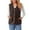 Coffee, variant on Lixiuxyad Jacket for Women Women's Autumn And Winter And Thick Imitation Lamb Wool Vest Warm Vest Brown