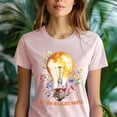 thumbnail image 5 of Let Your Light Shine T-Shirt, Inspirational Bible Verse Graphic Tee for Women, White, Size 2XL, 5 of 6