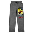 thumbnail image 5 of Batman Comic Cover Art Women's Gray Heather Sleep Pajama Pants-Medium, 5 of 7