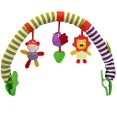 thumbnail image 4 of Arco de juguete para cochecito de bebé, barra de juego divertida para recién nacidos, actividad sensorial ajustable para hamacas y asiento seguro para el automóvil, juguetes colgantes para cama, 4 of 5