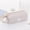 Beige-Free Size/BG, variant on Double Layer Large Capacity Pencil Case Portable Cloth Pencil Bag with Handle Stationery Organizer with Double Zipper for School Office Travel