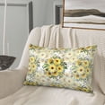 thumbnail image 5 of Daiia Daisies And Wildflowers Bedding Waterproof Pillow Protector Zippered Queen – Bed Bug Proof Pillow Encasement-20"x30", 5 of 6