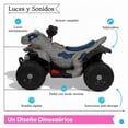 thumbnail image 4 of Cuatrimoto Eléctrica Infantil D/ Dinosaurio TEK-1818, 4 of 5