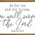thumbnail image 7 of Religious Wall Art, Joshua 24 15 As for Me and My House (11.75 x 15 In), 7 of 7