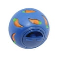 thumbnail image 1 of pitrice Pet Slow Feeder Bowl Snack Toy Ball Interactive Bunny Toy for Puppy Blue, 1 of 9